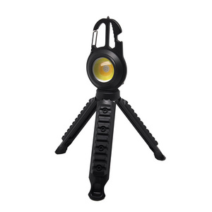 Portable Bottle Opener Mini Rechargeable Pocket COB Work Light Camping Lamp Flash Torch LED Keychain Lights with tools