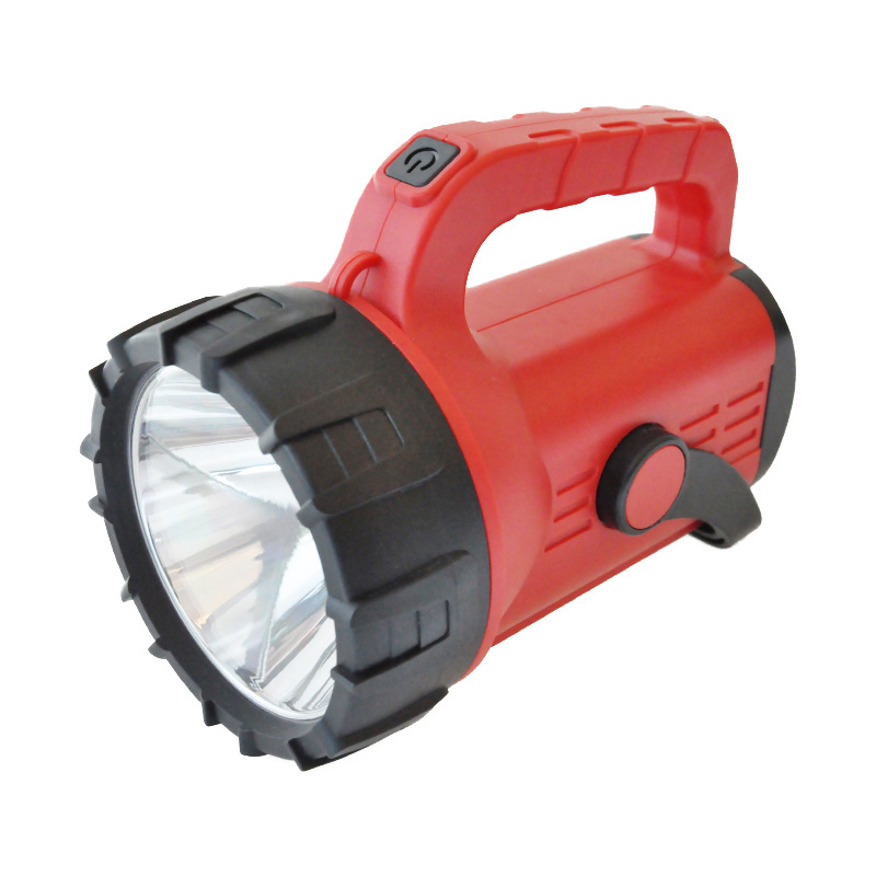 Rechargeable Outdoor Spot Light Multifunction Handheld T6 Rotating LED Searchlight with Charging Indicator Light