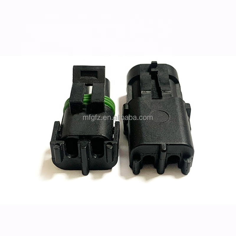 DJ3021Y-2.5-11/21 12010973 12015792 Small PBT GF10 2-Pin Auto Terminal Connector Automotive Use 2P Single Phase Car Application