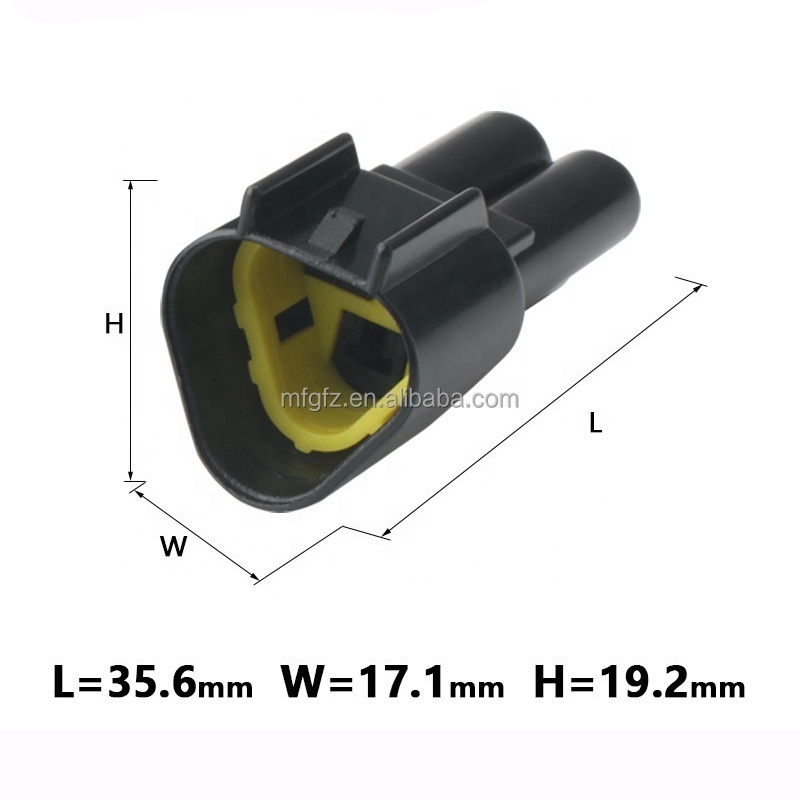 DJ7031Y-2.3-11/21 FW-C-3M-B FW-C-3F-B pbt gf20 auto connectors