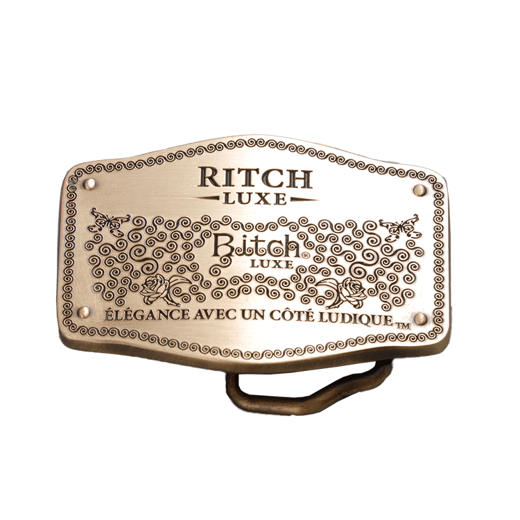 Manufacturers own letter logo name belt buckle man women custom made metal belt buckle