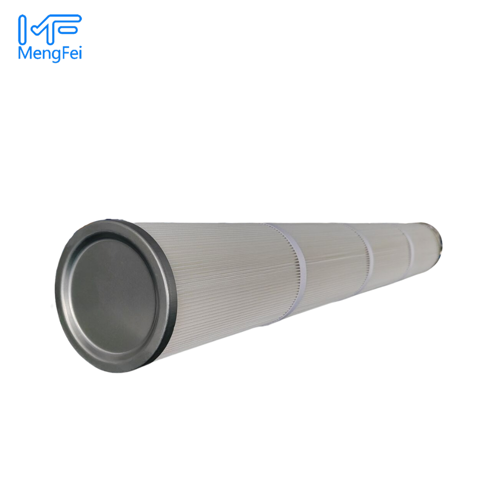 Mfiltration high flow spunbond polyester PTEF-membrane hepa pleated dust removal air filter cartridge