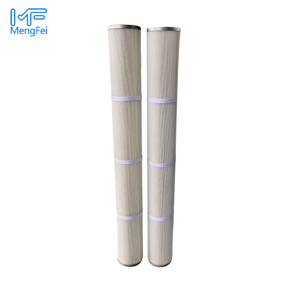 Mfiltration high flow spunbond polyester PTEF-membrane hepa pleated dust removal air filter cartridge