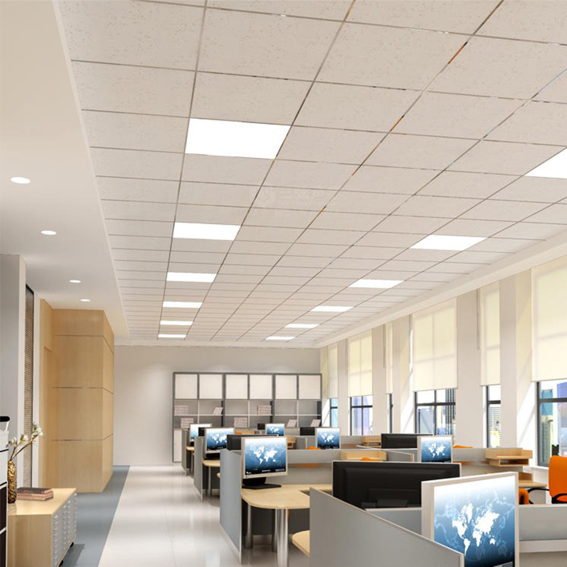 Acoustic Mineral Fiber Ceiling Tiles Soundproof Sound-Absorbing Hospitals  Hotels  False Ceiling Boards Roofing Panels