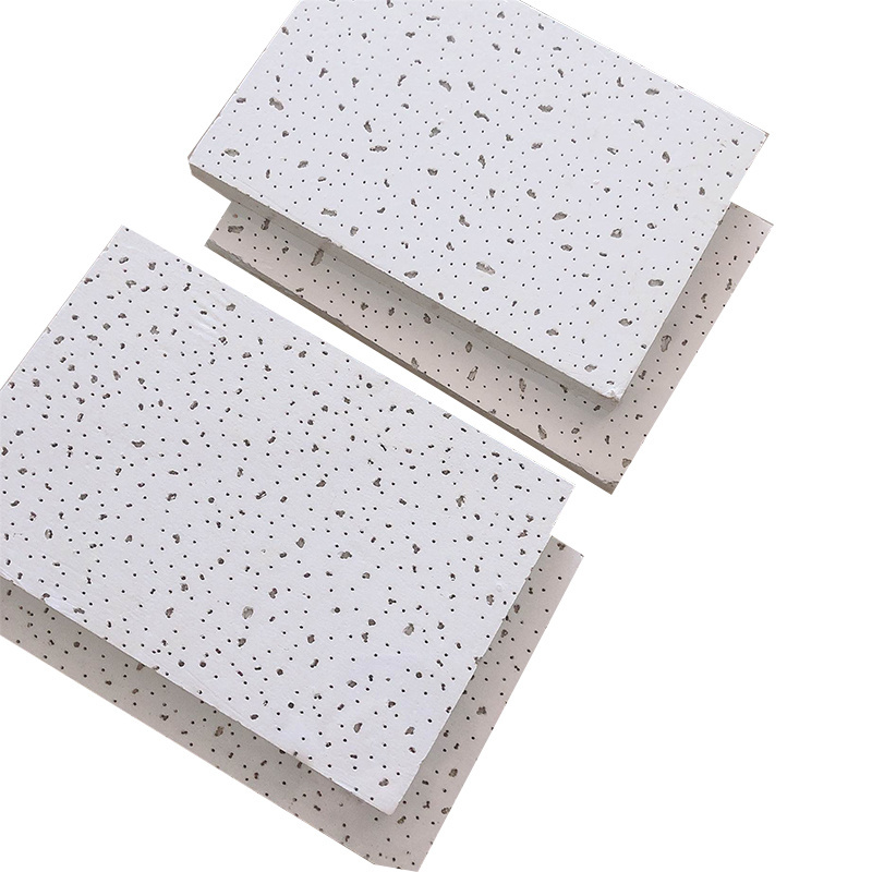 Real Mineral Fiber Material Made False Ceiling Tiles Grid Tiles For Ceiling Decoration Uses  Mineral Fiber Board Ceiling Board