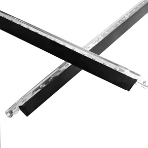 Decorative ceiling t grid metal Central Black Line T Grid For Suspended Ceiling