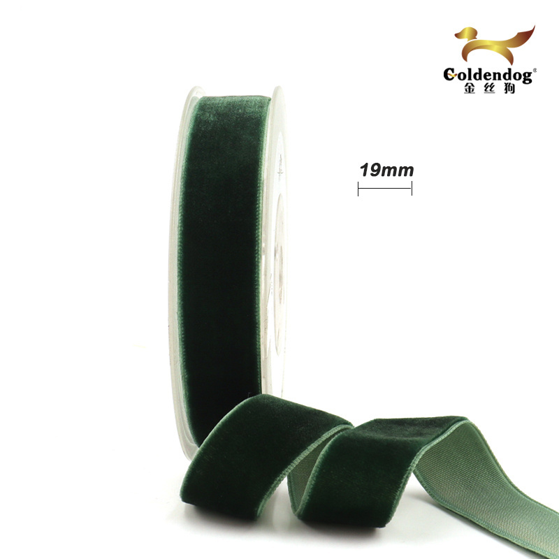 Mafolen High Quality Luxury 3-75mm Non Stretch Nylon Single Face Velvet Ribbon For Bows Or Gift Wrapping