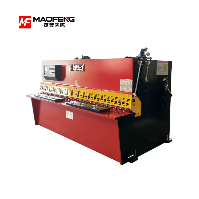 MAOFENG Carbon Steel Billet QC12k-8*3200mm Swing Beam Shearing Machine with MD 11-1 Controller