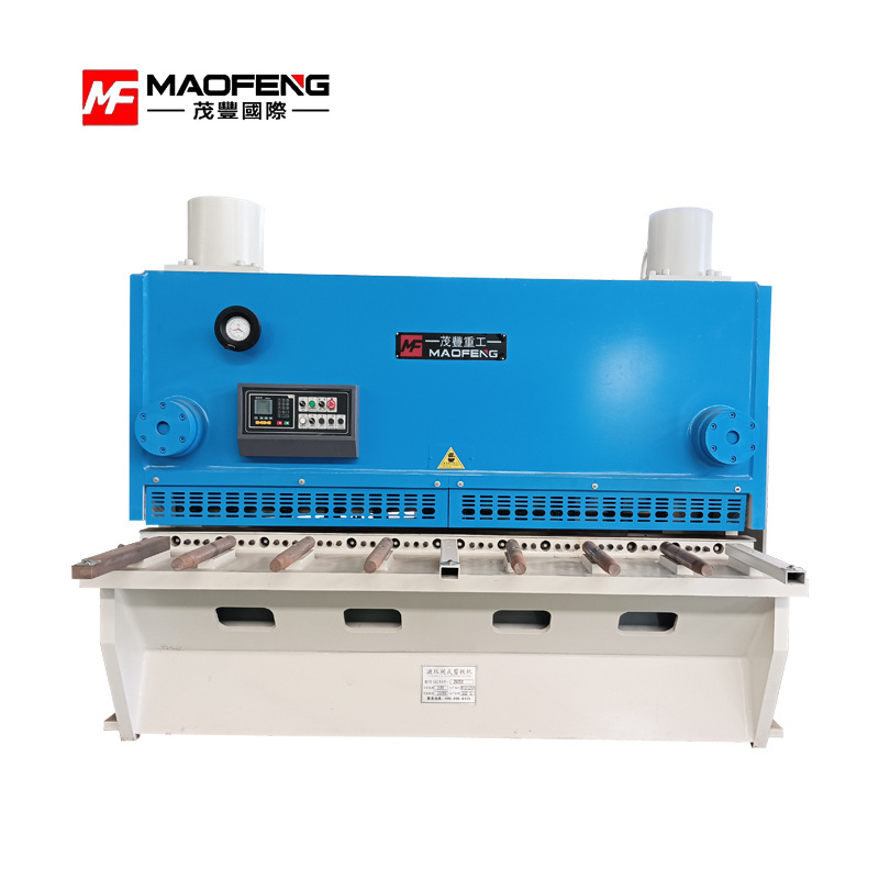 High Accuracy Hydraulic Guillotine Shearing Machine QC11K plate cutting machine with ESTUN E21S  E200PS  DELEM DAC360S  System