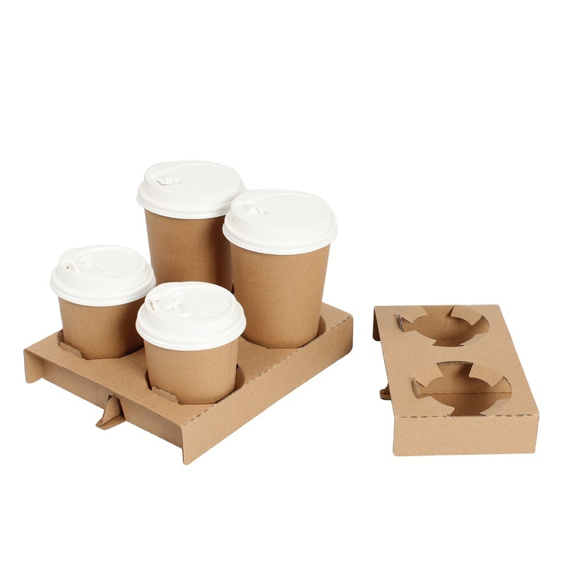 High quality green ecological logo printed  paper cups various size exquisite packaging