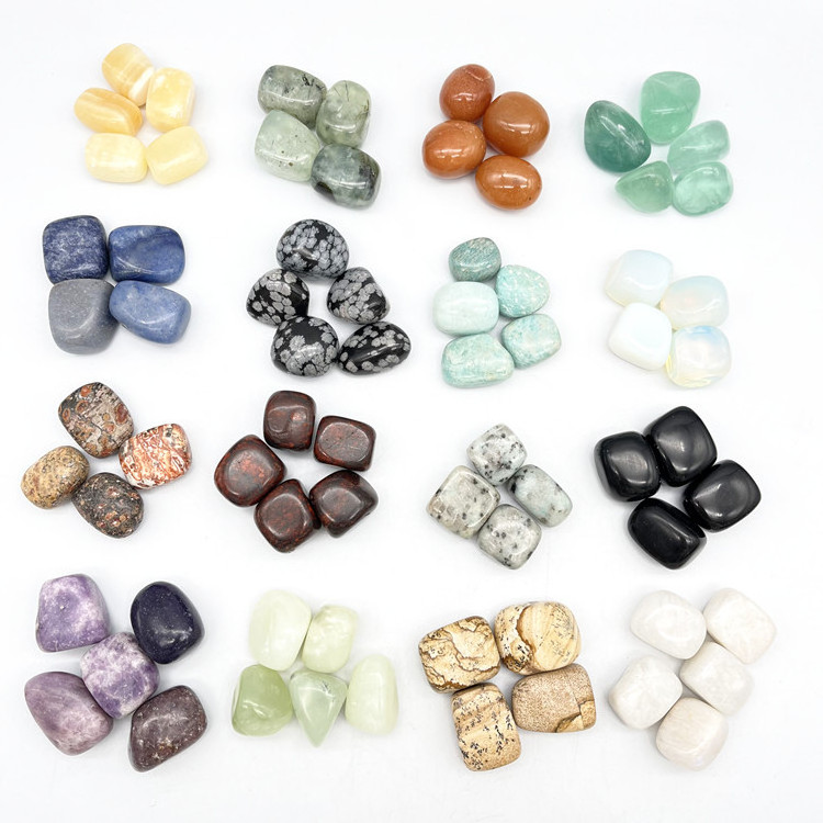 Wholesale Polished Gemstones Mixed Tumbled Stones Healing Crystals Stone Tumbled Crystals Bulk For Reiki Gift Decoration