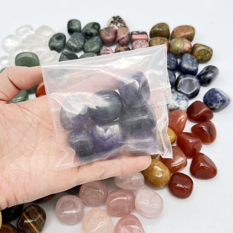 Wholesale Polished Gemstones Mixed Tumbled Stones Healing Crystals Stone Tumbled Crystals Bulk For Reiki Gift Decoration