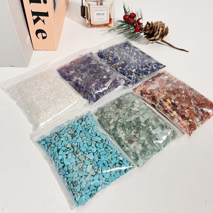 Wholesale Bulk Healing Crystals Chips Healing Stones Tumbled Gemstones Gravels Home Decoration Reiki