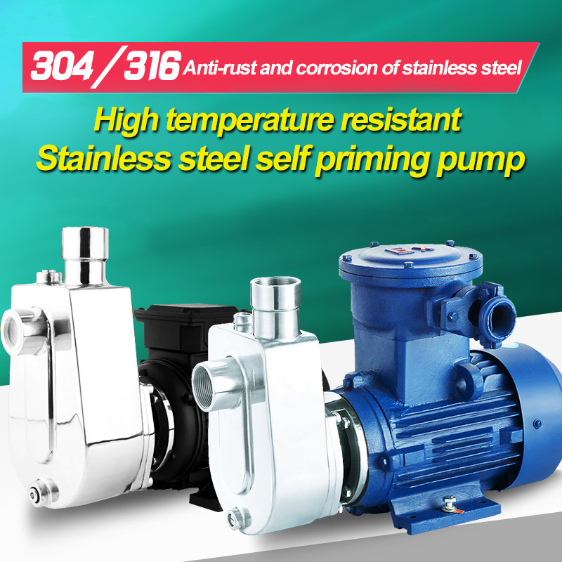 Fast Delivery Chemical Industrial Water Booster Pump Stainless Self Priming Sewage Pump