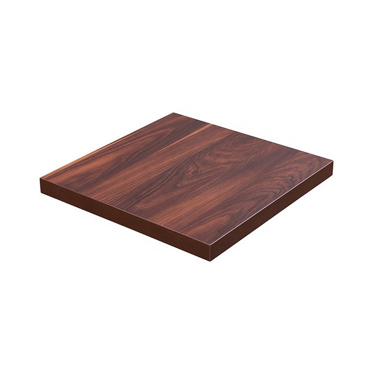 Walnut Office Workstation MFC Laminate Table Top Wood