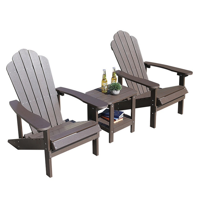 New Design Poly Plastic Outdoor Plastic Chairs American Style Adirondack Chair