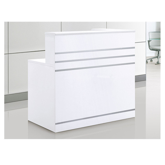 Shenyang manufacturer cheap modern white salon SPA reception desk