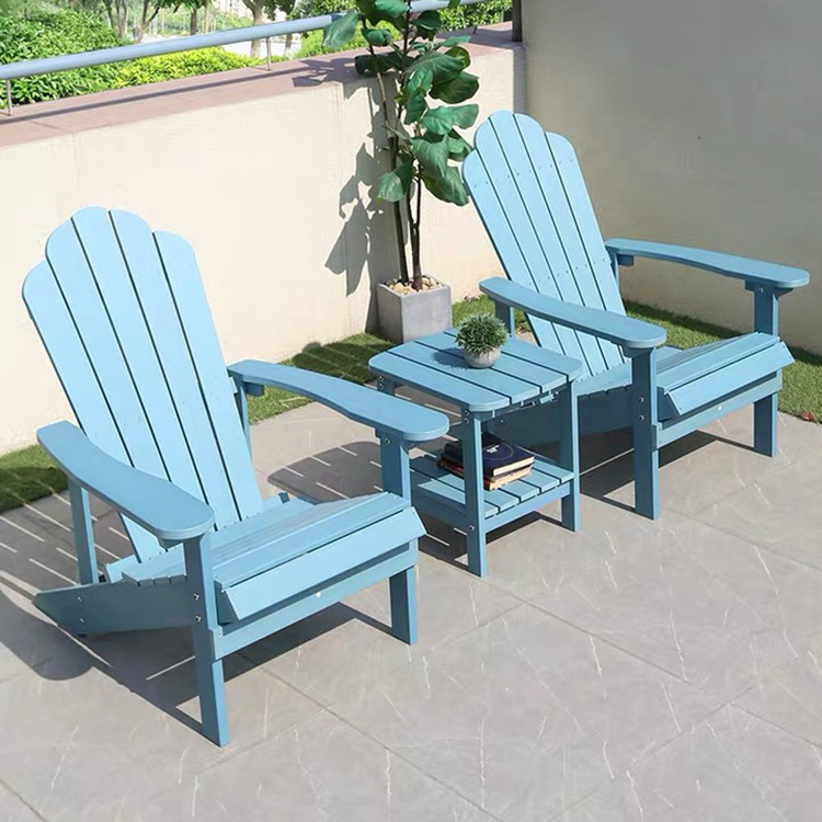 Factory Good Quality HDPE Adirondack Chair Plastic Chairs Adirondack