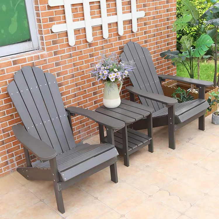 Factory Good Quality HDPE Adirondack Chair Plastic Chairs Adirondack