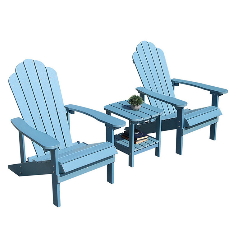 New Design Poly Plastic Outdoor Plastic Chairs American Style Adirondack Chair