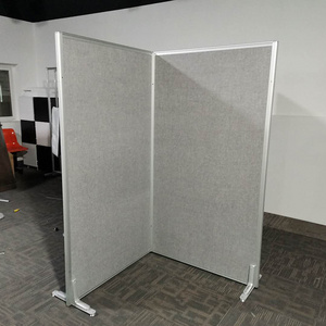 China Modern Movable Acoustic Partition Folding Cross Connection Partition Screen Cubicle Walls