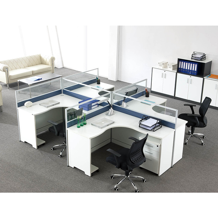 New Modern Design Coworking Modular Office Workstation Cubicle Call Center Work Station Desk