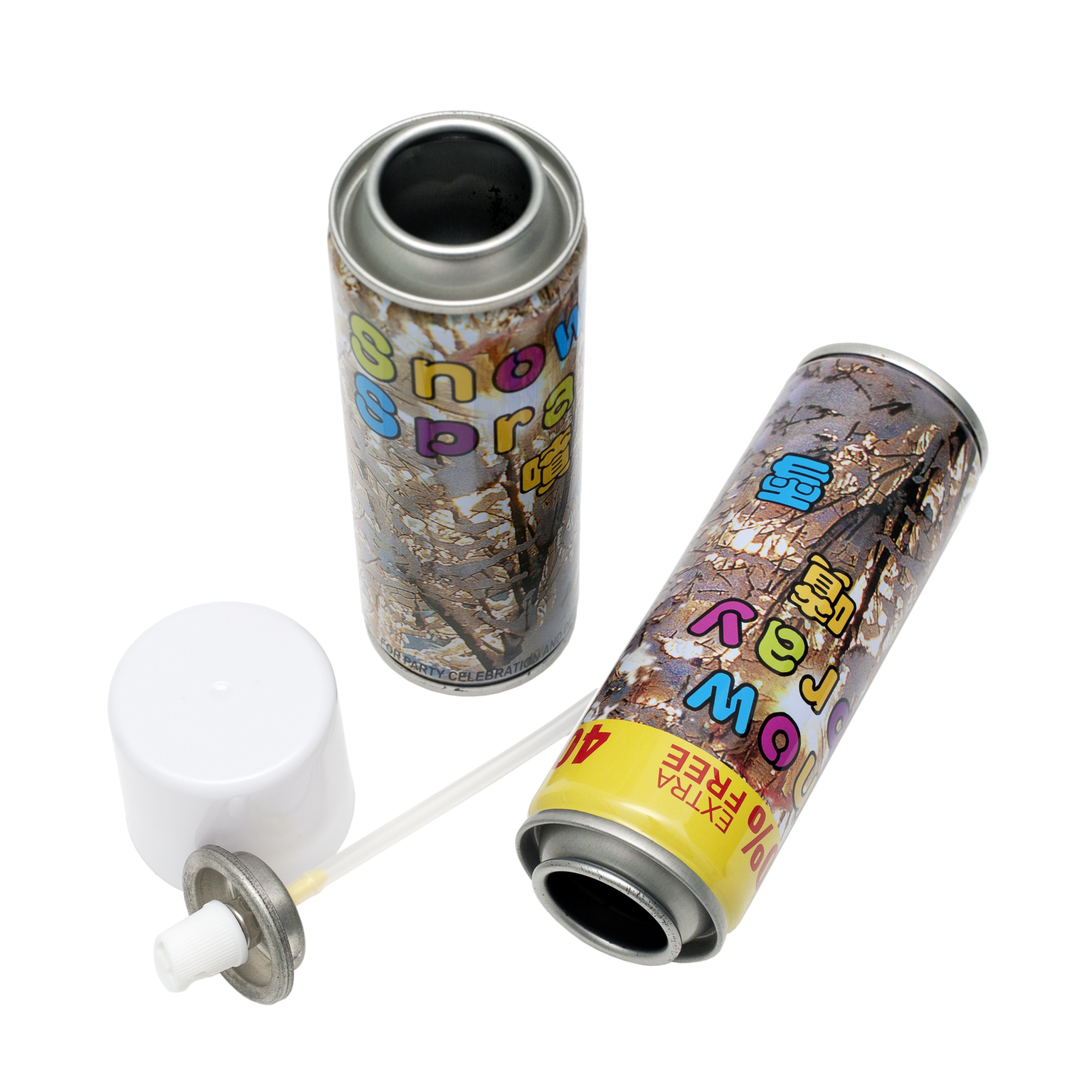 factory price OEM/ODM diameter 52mm empty snow spray can for party celebrate spray