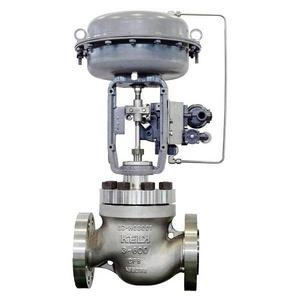 Pneumatic Regulating Control Globe Valve DN25 Class150 with Stainless Steel Body Flange End Oxygen Clean for Cryogenic Service