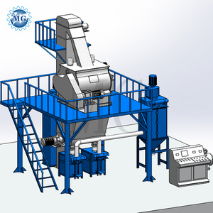 6-8T/H Semi-automatic Sand Cement Glue Mixing Ready Mixer Dry Mortar Powder Mixer Machines