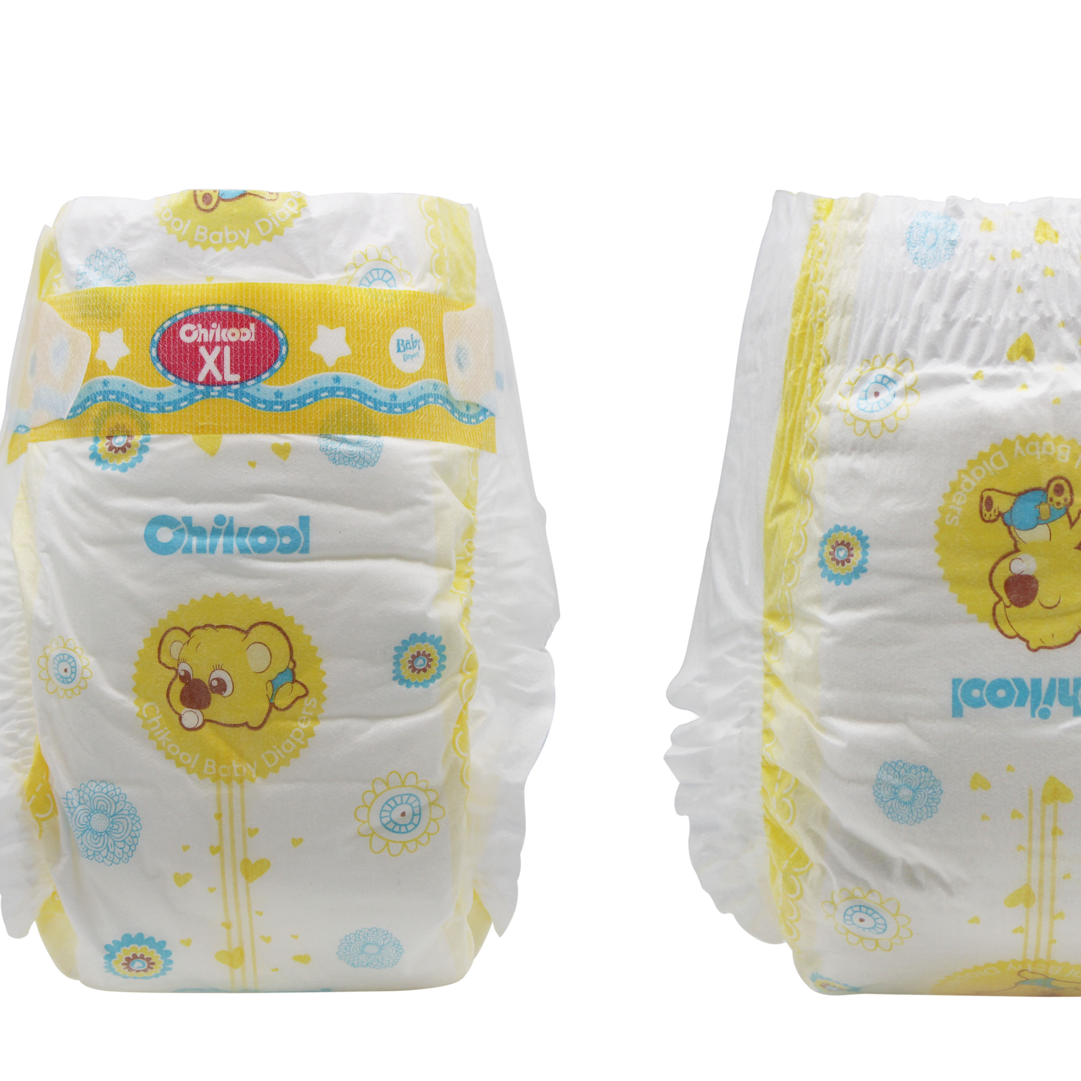 Chikool Wholesale Customizable Super Soft Disposable tape Baby Diaper manufacturer in bulk