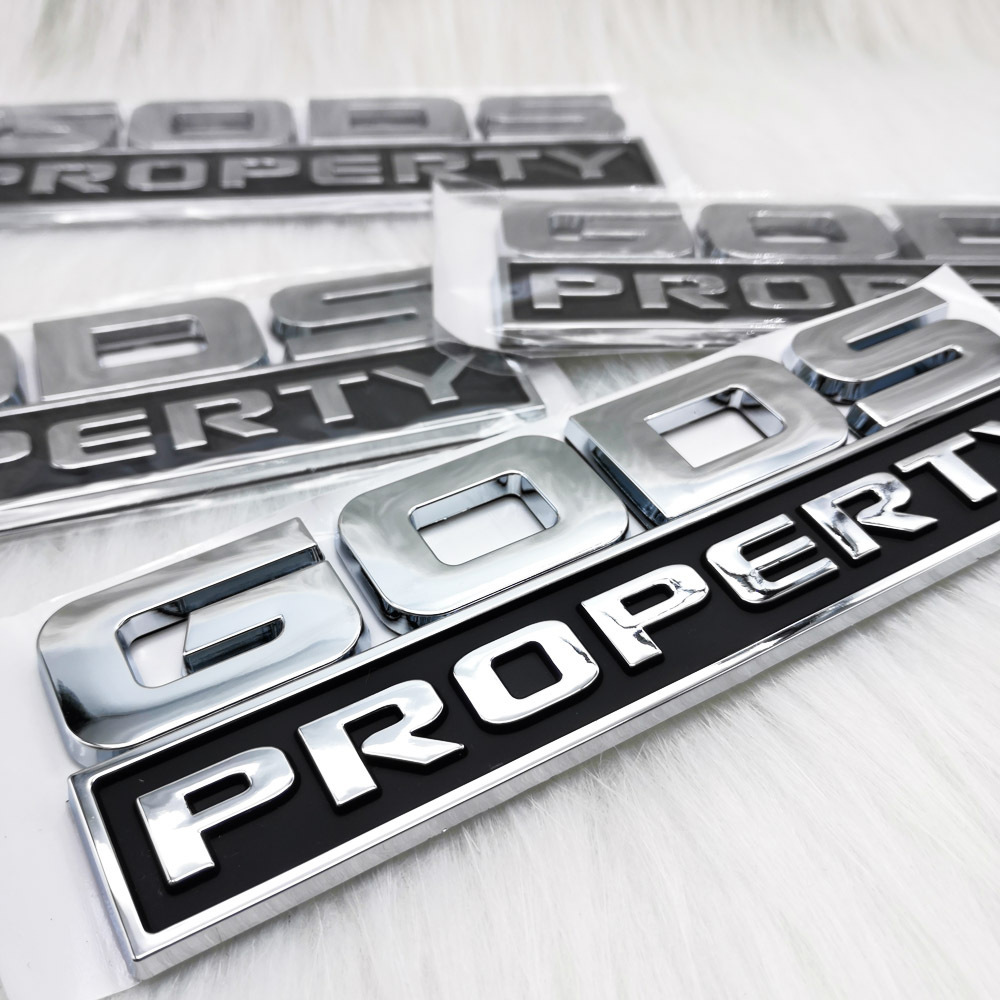 Personalize brand name car logo metal waterproof automotive emblems 3d car stickers