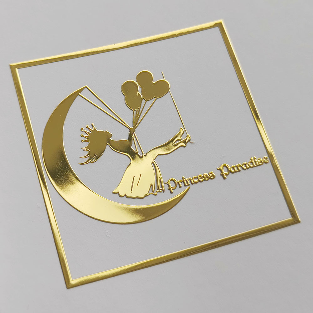 Custom Logo 3d Embossed Label Decals Metallic Stickers, Waterproof Luxury Gold Foil Transfer Metal Nickel Stickers