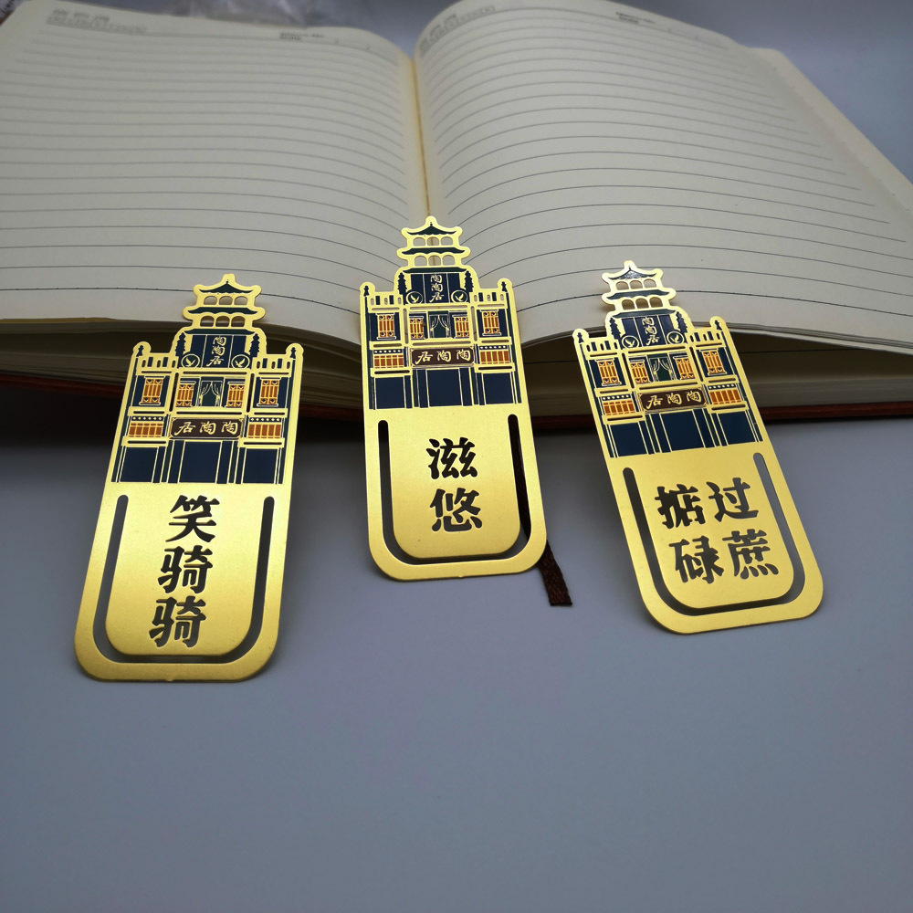 Book Mark Bookmark Book Craft Leather Bookmark Gold Custom Hollow Out Metal Plated Brass Gift Nautical Metal Flower Painted 0212