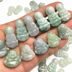 Custom Natural Green Jade Crystal Healing Multi Styles Jade Pendant Cute PiXiu Buddha 12 Zodiac Hello Kitty Stone Jade Pendant