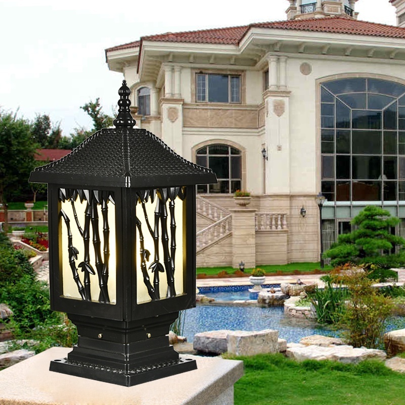 Led Outdoor  Garden aluminum  Lamp Main Gate Pillar Lights