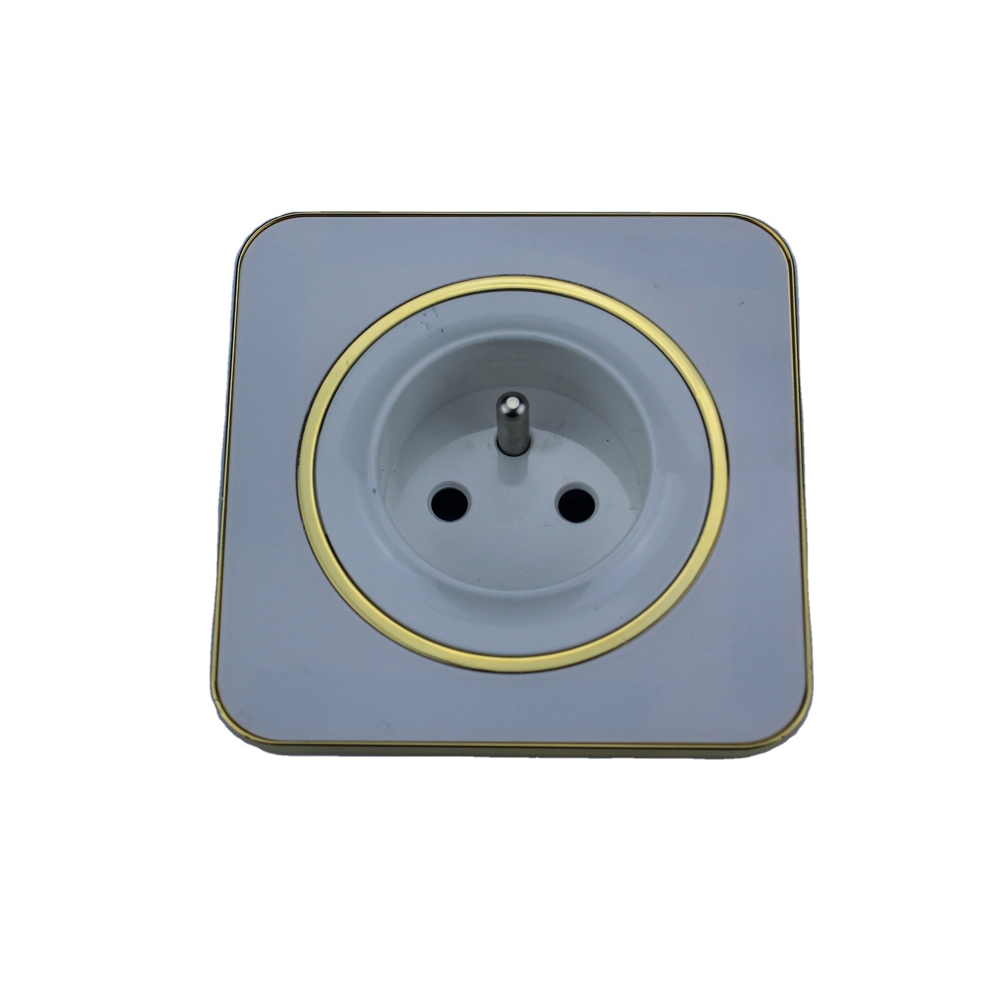 EU modern wall outlet  brass toggle switches and 13a wall socket