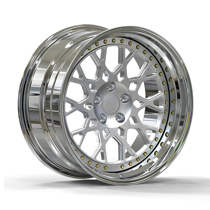 Latest design 20 inch 2 pieces forged alloy deep dish off road wheels 6x130pcd for 2010 ford f150