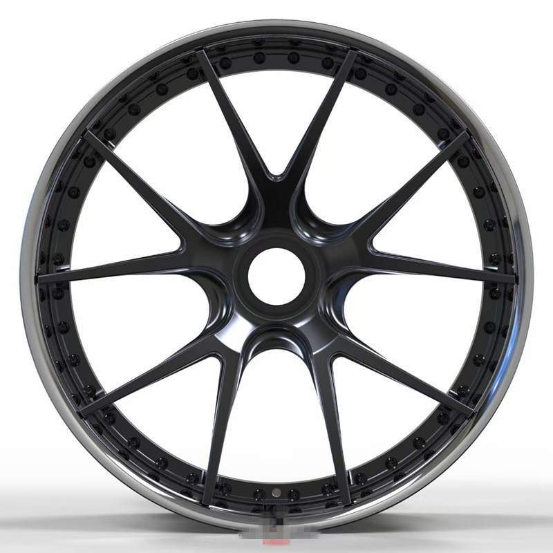 Special 20inch 5 double spoke 2 piece forged alloy deep concave aftermarket wheels rims 5x1143