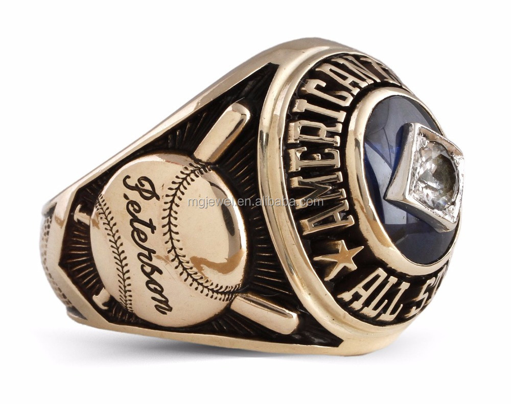 girls custom made softball championship ring