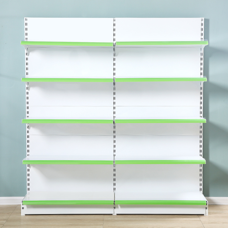 Low MOQ Custom Shelf Display Supermarket Gondola Shelving Rack shelves for retail store price