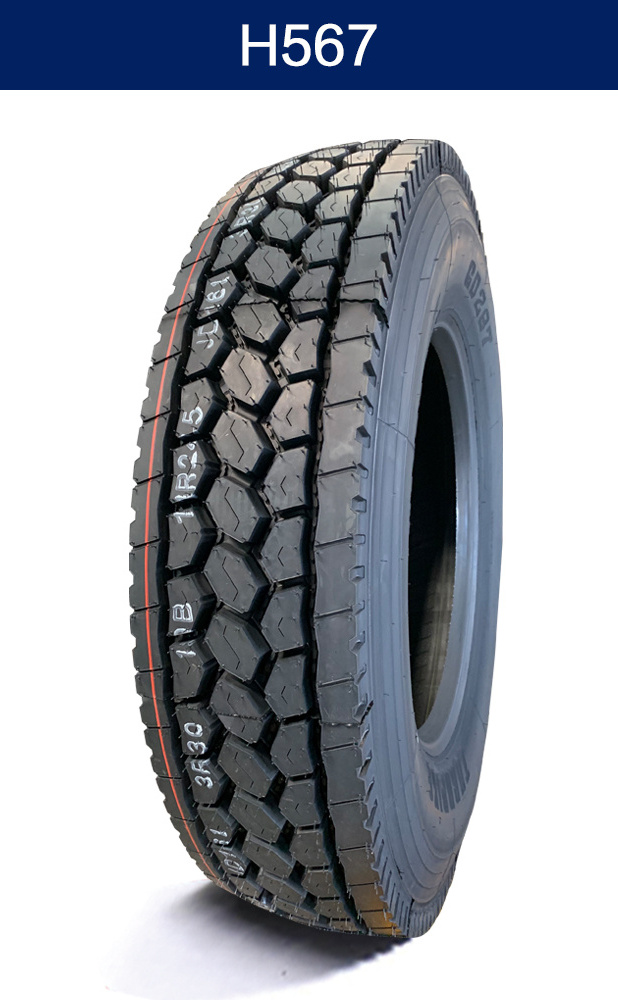 HELLOWAY Best Chinese Brand DumpTruck TYRE 11R22.5 Truck Tire For Sale