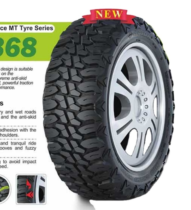 Haida/Copartner brand MT car tire HD868/CP868 33 12.5 22 mud tires 10 ply 33 12.5r20 high quality radial pcr tyre