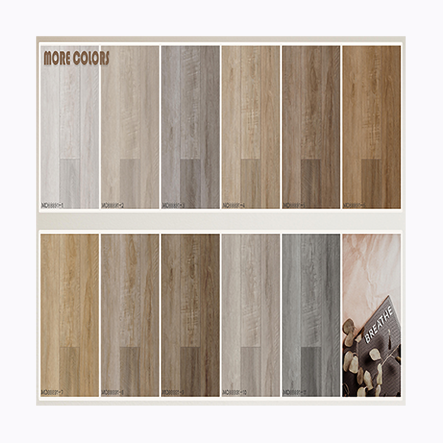 FACTORY Wood Look Click Waterproof Luxury LVT/SPC/WPC Rubber Vinyl PVC Plank Plastic Flooring Tile Price