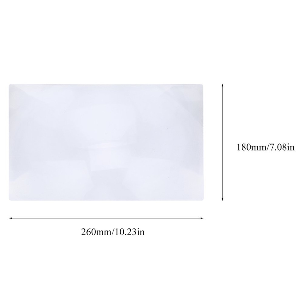 Full Page 3X Sheet Lens Sheet Fresnel Magnifier