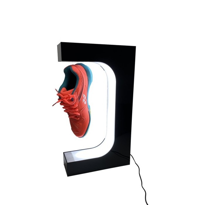 POP Floating Sneaker Display Magnetic Levitating Shoe Display for Retail Shop