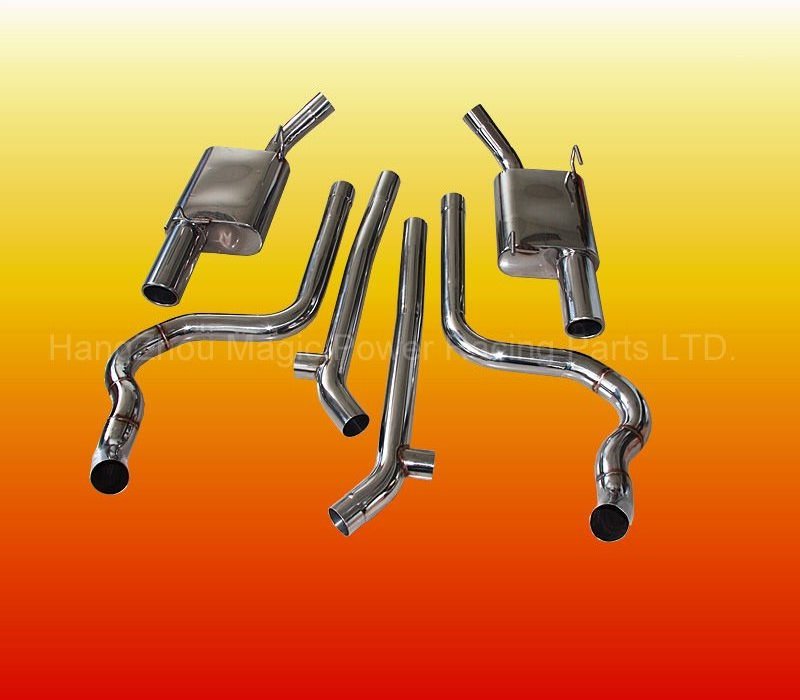 Fully T304 stainless steel turbo exhaust system for Ford Mustang