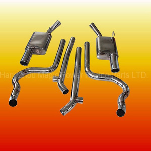 Fully T304 stainless steel turbo exhaust system for Ford Mustang