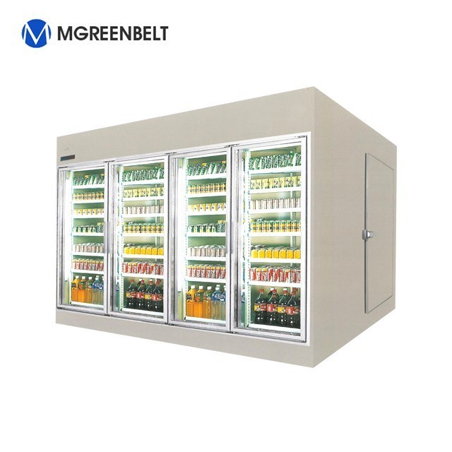 Glass door freezer rooms display cooler display freezers cold storage room