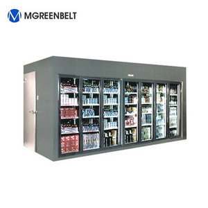 Glass door freezer rooms display cooler display freezers cold storage room