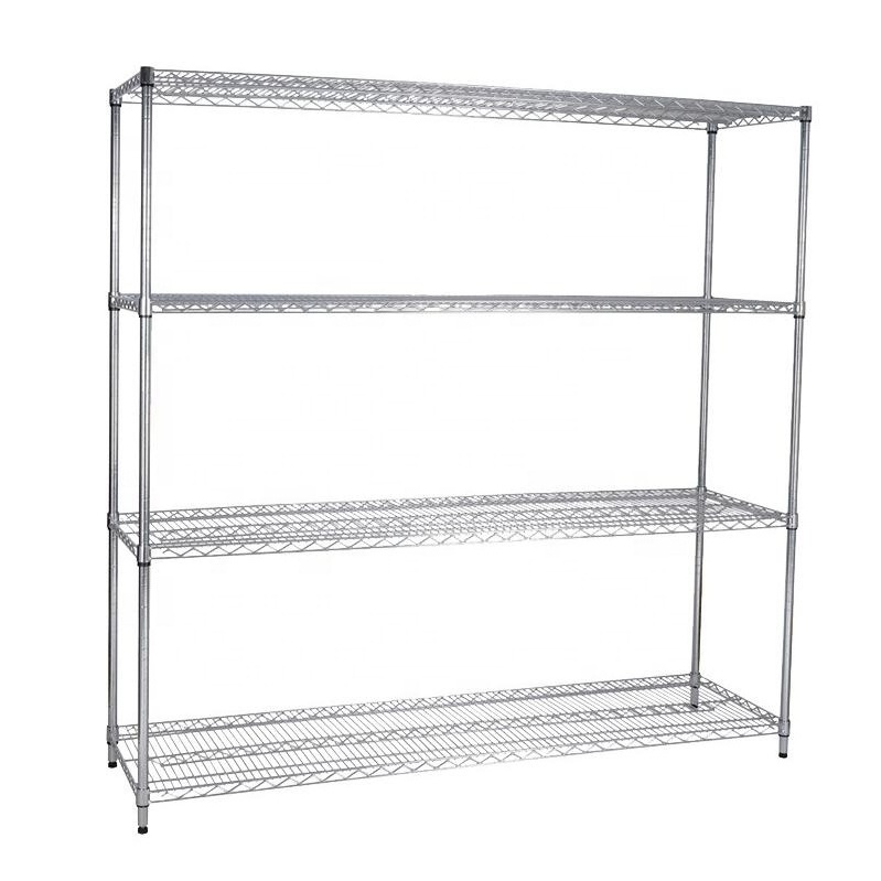 5-Wire Shelving Metal Storage Rack Adjustable Shelves Rack for Warehouse Garage Laundry Bathroom Kitchen Pantry Closet